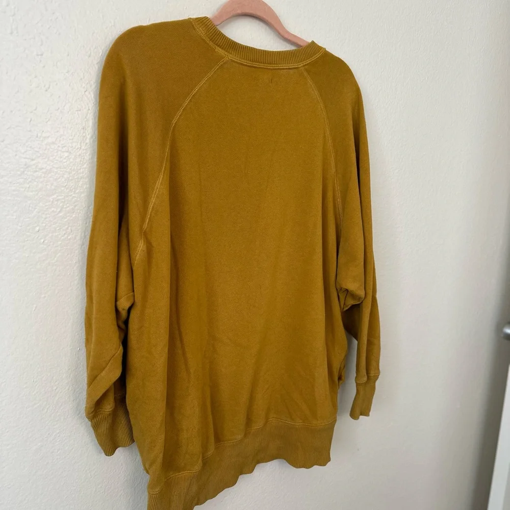 Aerie Mustard Yellow Crewneck Sweatshirt - Picture 7 of 11